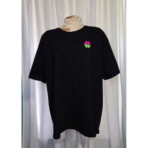 Meow Wolf Santa Fe Graphic T-Shirt Black‎ Neon Logo Art Souvenir Mens 2XL